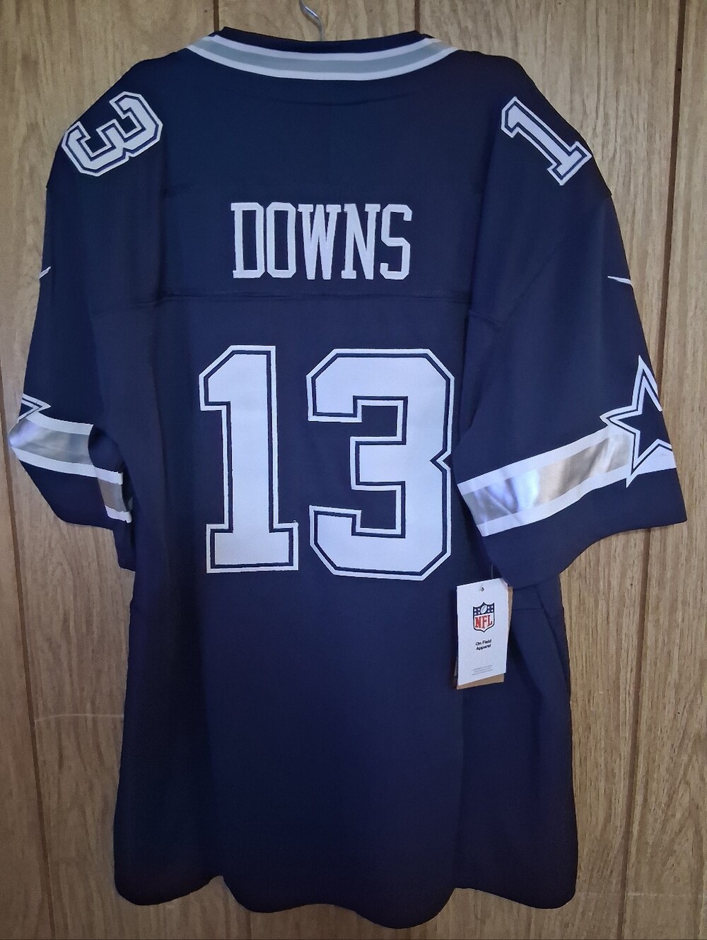 Mystery Sports Card With Caleb Downs Dalls Cowboys Large Fuse Throwback Jersey